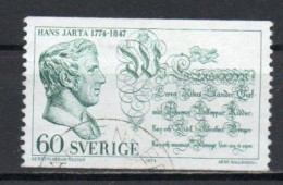 Sweden, 1974, Hans Järta, 60ö, USED - Usados