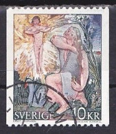 Sweden, 1973, Goosegirl/Ernst Josephson, 10kr, USED - Used Stamps