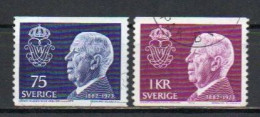 Sweden, 1973, King Gustav VI Adolf, Set, USED - Gebruikt