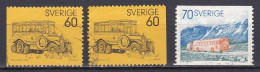Sweden, 1973, Mail Coaches, Set, USED - Gebraucht