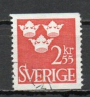 Sweden, 1964, Three Crowns, 2.55kr, USED - Oblitérés