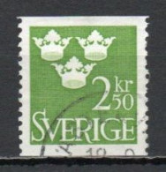 Sweden, 1961, Three Crowns, 2.50kr, USED - Used Stamps