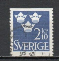 Sweden, 1954, Three Crowns, 2.10kr, USED - Usati