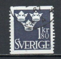 Sweden, 1967, Three Crowns, 1.80kr, USED  - Gebraucht