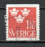 Sweden, 1951, Three Crowns, 1.70kr, USED - Used Stamps