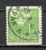 Sweden, 1939, Three Crowns, 1.45kr, USED - Used Stamps