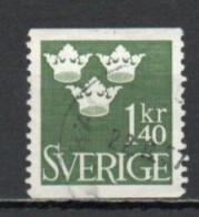 Sweden, 1948, Three Crowns, 1.40kr, USED - Gebraucht