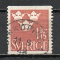 Sweden, 1939, Three Crowns, 1.15kr, USED - Used Stamps