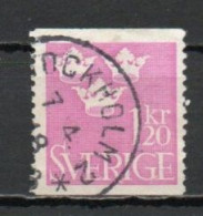 Sweden, 1939, Three Crowns, 1.20kr/Pink, USED - Oblitérés