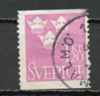 Sweden, 1939, Three Crowns, 1.20kr/Pink, USED - Used Stamps