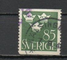 Sweden, 1939, Three Crowns, 85ö/Dark Green, USED - Gebruikt