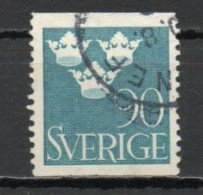 Sweden, 1939, Three Crowns, 90ö, USED - Gebruikt