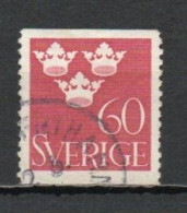 Sweden, 1939, Three Crowns, 60ö, USED - Gebruikt