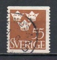 Sweden, 1948, Three Crowns, 55ö, USED - Used Stamps