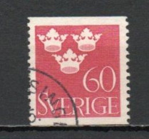 Sweden, 1939, Three Crowns, 60ö, USED - Oblitérés