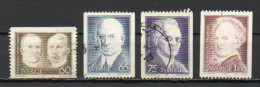 Sweden, 1972, Nobel Prize Winners 1912, Set, USED - Usados