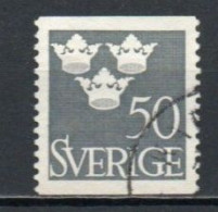 Sweden, 1952, Three Crowns, 50ö, USED - Gebruikt