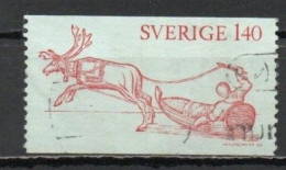 Sweden, 1972, Lapponia Woodcut, 1.40kr, USED - Gebruikt