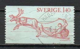 Sweden, 1972, Lapponia Woodcut, 1.40kr, USED - Oblitérés