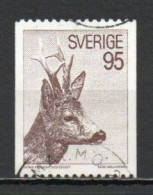 Sweden, 1972, Roe-Deer, 95ö, USED - Used Stamps