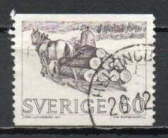 Sweden, 1971, Timber Sled, 60ö, USED - Usati