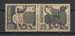 Sweden, 1971, Grödinge Tapestry, Joined Pair, USED - Used Stamps