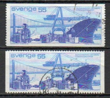 Sweden, 1971, Gothenburg Port, 55ö, USED - Gebruikt