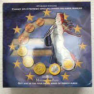 Les 4 Premières Années De L'euro 1999/2000/2001/2002  BU En Coffret Sous Blister Non Ouvert - Sammlungen