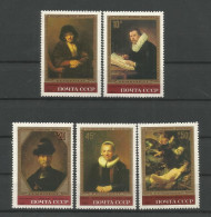 Russia 1983 Paintings Y.T. 4984/4988 ** - Ungebraucht