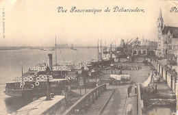 Belgique - Anvers - Vue Panoramique Du Débarcadère - Place Et Musée Du Steen - Bateau - Carte Postale Ancienne - Antwerpen