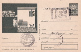 A24495- ADAS INSURANCE VINTAGE ASIGURARE Postal Stationery Romania 1963 - Ganzsachen