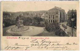 Präge-AK Elberfeld, Brausenwerther Platz 1902 - Wuppertal