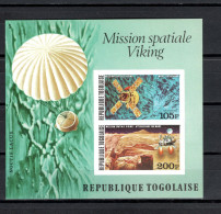 Togo 1976 Space, Viking S/s Imperf. MNH -scarce- - Afrika