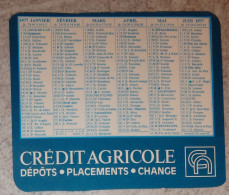 Petit Calendrier De Poche 1977 Banque Crédit Agricole - Klein Formaat: 1971-80