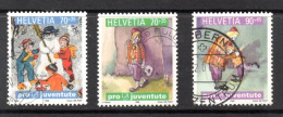 Switzerland, Used, 1999, Michel 1701, 1702, 1703, Pro Juventute - Usati