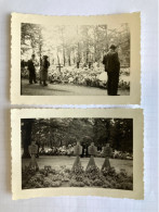 2 X Bilder Rhenen Grebbeberg WW2 WWII Soldat Deutsche Heldenfriedhof - Sonstige & Ohne Zuordnung
