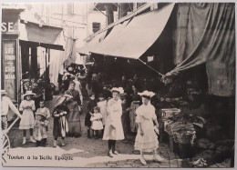 POISSONNERIE - TOULON (83/Var) - CARTE MODERNE REPRODUISANT Photo Ancienne - Shopkeepers