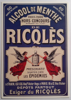 ALCOOL DE MENTHE - RICQLES - Saint Ouen / Paris - Anges - Carte Postale Publicité - Pubblicitari