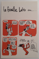 BANDE DESSINEE - Famille LERO / Illustrateur AUREL - Thème Des Vacances - Carte Publicitaire - Cómics