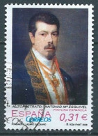 ESPAGNE SPANIEN SPAIN ESPAÑA 2008 PAINTER: ANTONIO MARÍA ESQUIVEL USED ED 4431 YT 4056 MI 4351 SG 4386 SC 3596 - Used Stamps