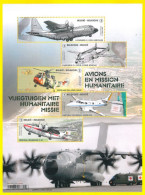 BELGIUM 2022 Airplanes With A Humanitarian Mission - Miniature Sheet - New Sheet - 2021-…