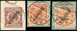 Deutsche Kolonien Samoa, 1900, 1-4, 5a/b, 6, Briefstück - Samoa
