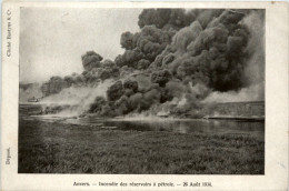 Anvers - Incendie Des Reservois A Petrole 1904 - Antwerpen