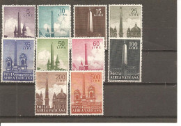 Vaticano Yvert Aéreo 35-44 (MNH/**) - Luftpost