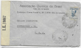 Brazil To USA EXAMINED Letter With 1941 Stamp - Brieven En Documenten