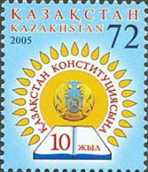 2005 511 Kazakhstan The 10th Anniversary Of Constitution MNH - Kazakistan