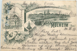 Gruss Aus Mülheim - Litho - Mülheim A. D. Ruhr