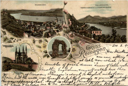 Gruss Aus Remagen - Litho - Remagen