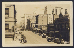 CARS - Fifth Street At G? Street Looking North, San Diego, California USA RPPC - Voitures De Tourisme