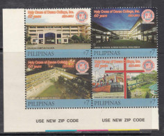 2011 Philippines Holy Cross Of Davao College  Complete Block Of 4 MNH - Filippine